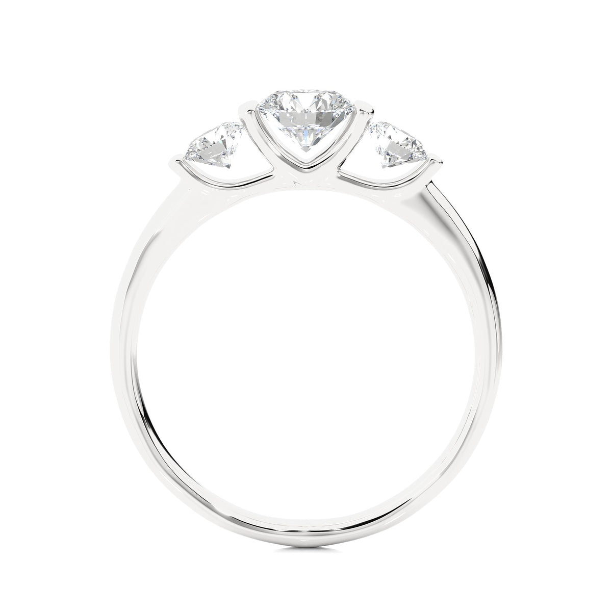 Solitaire Ring R3_RD_164 - WG