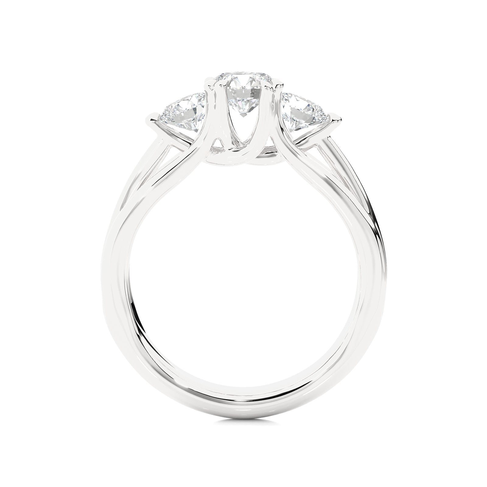 Solitaire Ring R3_RD_147 - WG