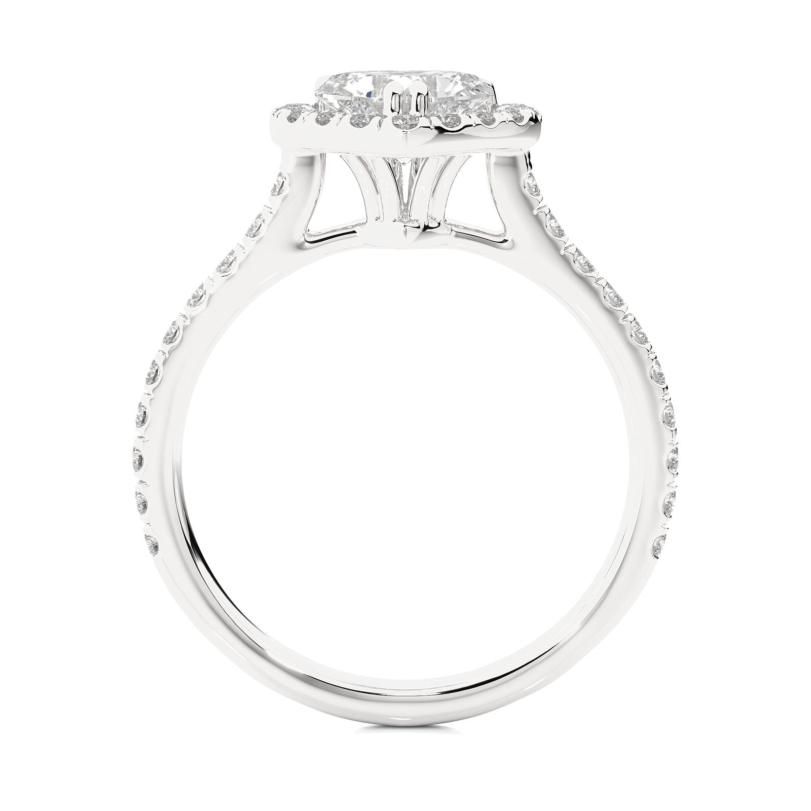 Solitaire Ring RH_HS_139 - WG