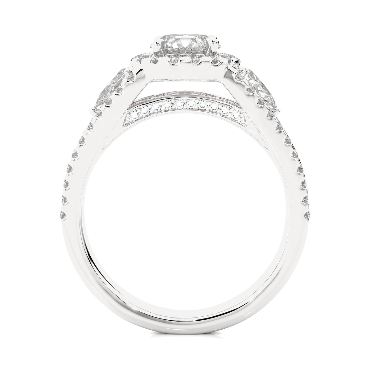 Solitaire Ring R3_RD_152 - WG