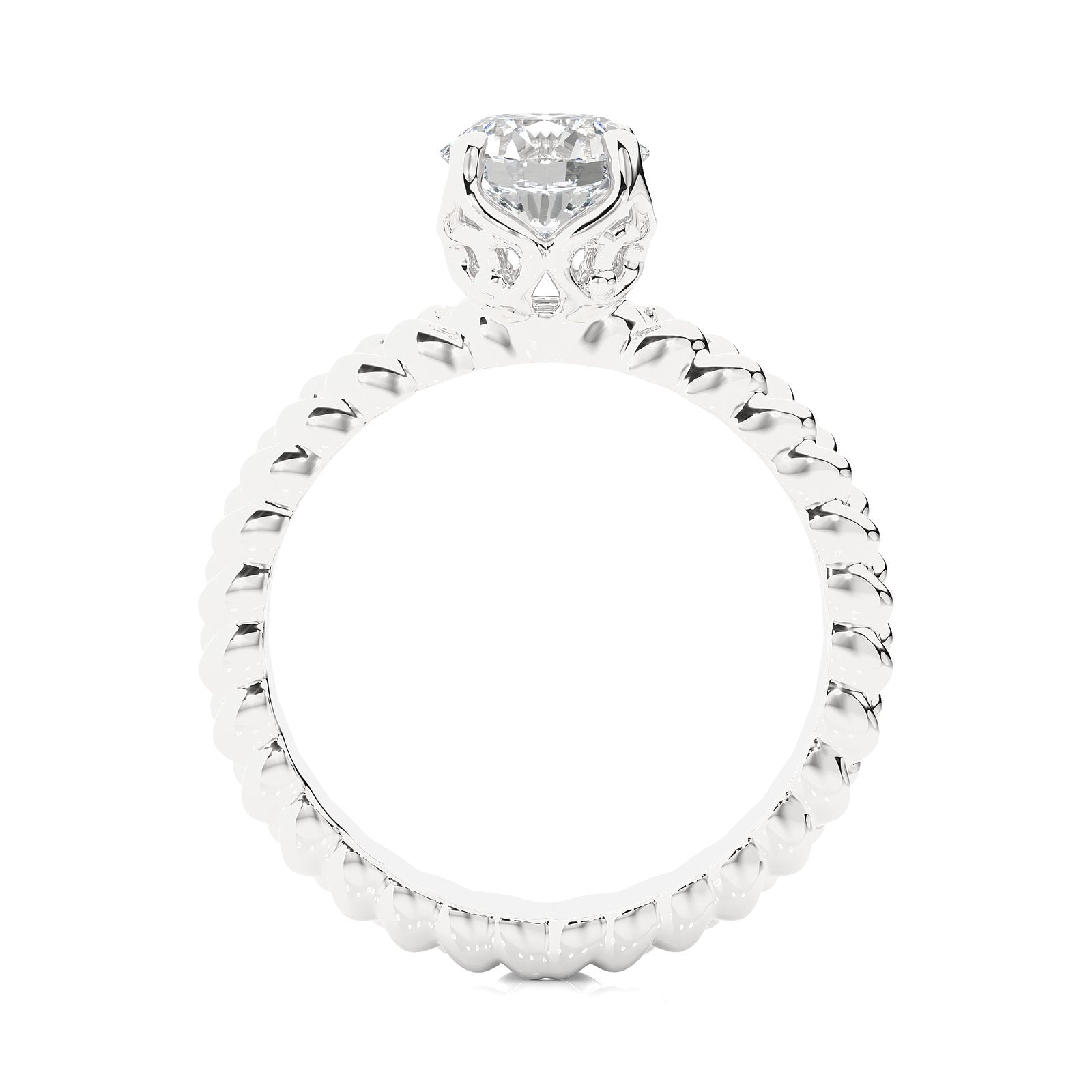 Solitaire Ring RS_RD_121 - WG