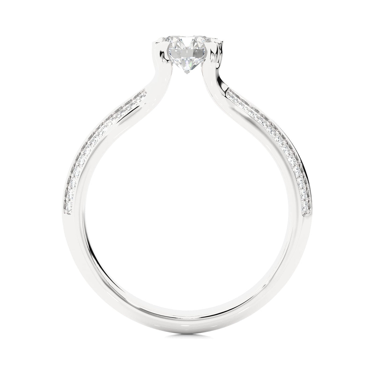 Solitaire Ring RP_RD_170 - WG