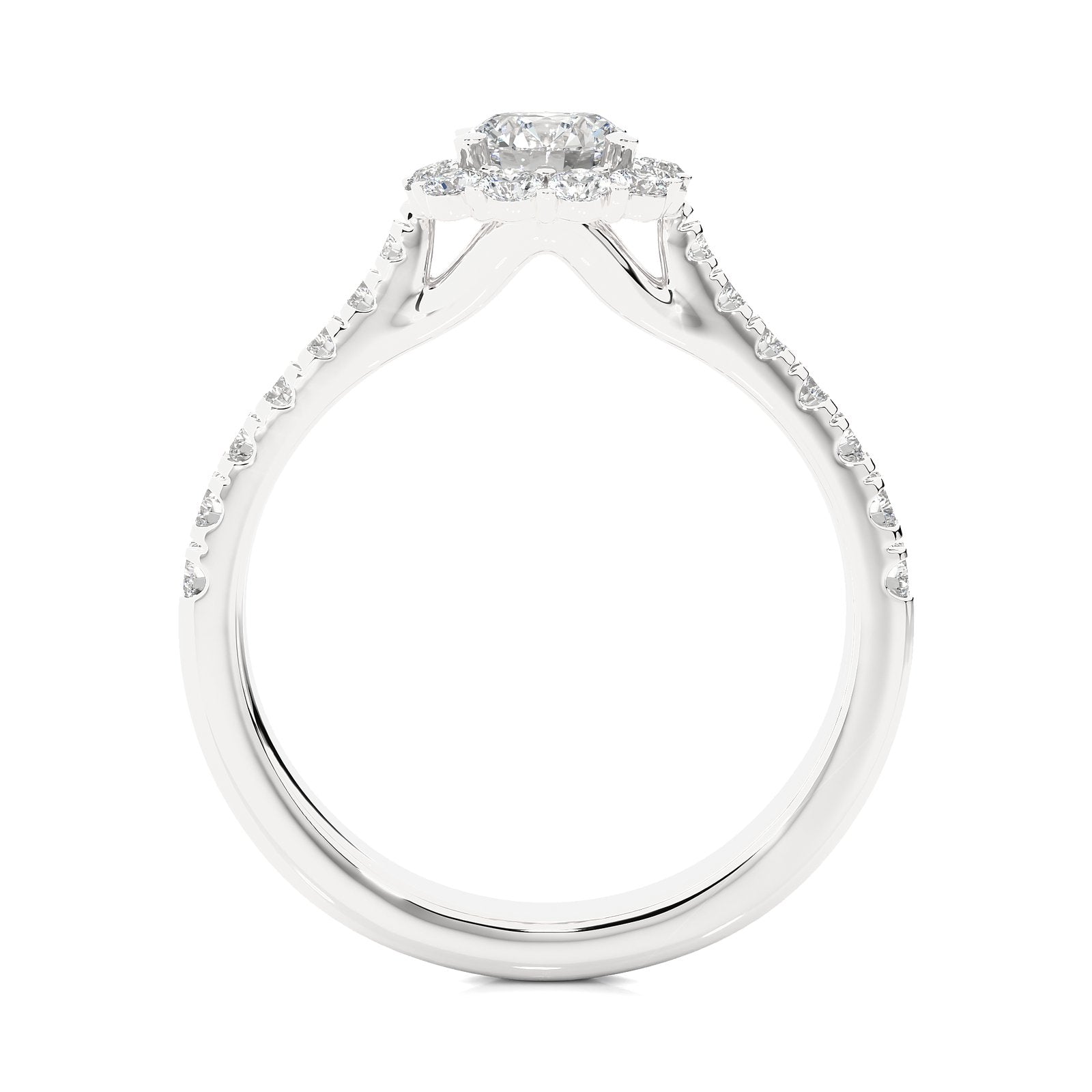 Solitaire Ring RH_RD_143 - WG