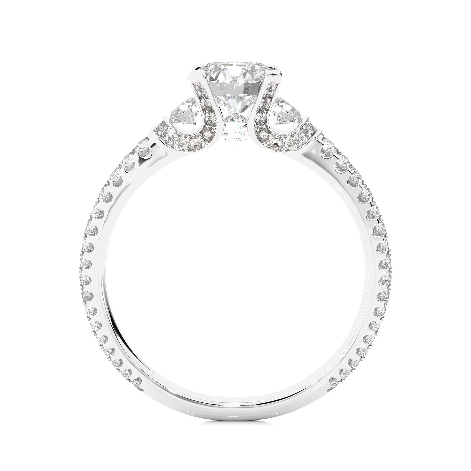 Solitaire Ring R3_RD_148 - WG