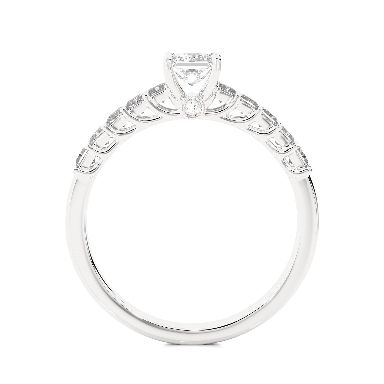 Solitaire Ring RC_PR_223 - WG