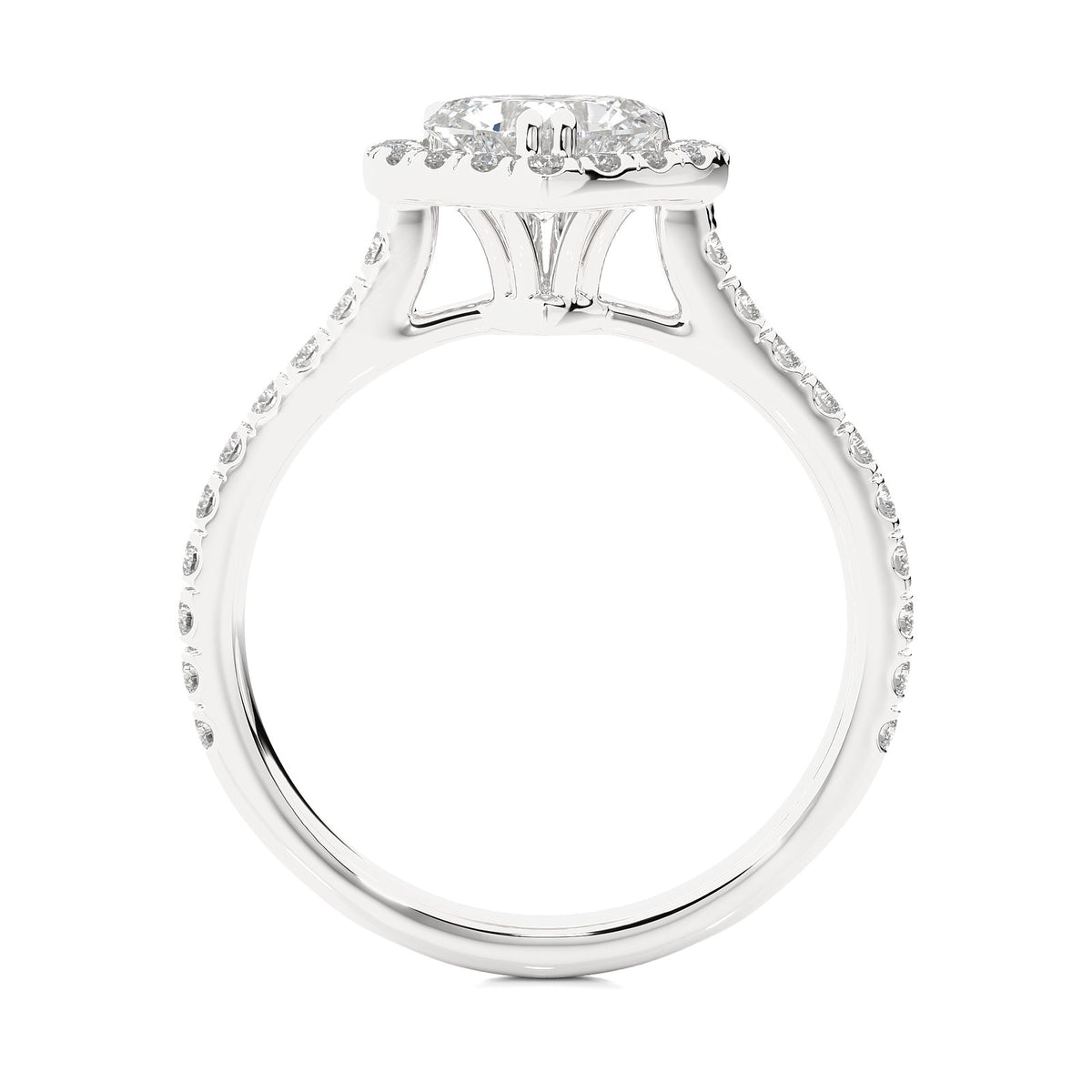 Solitaire Ring RH_HS_139 - WG