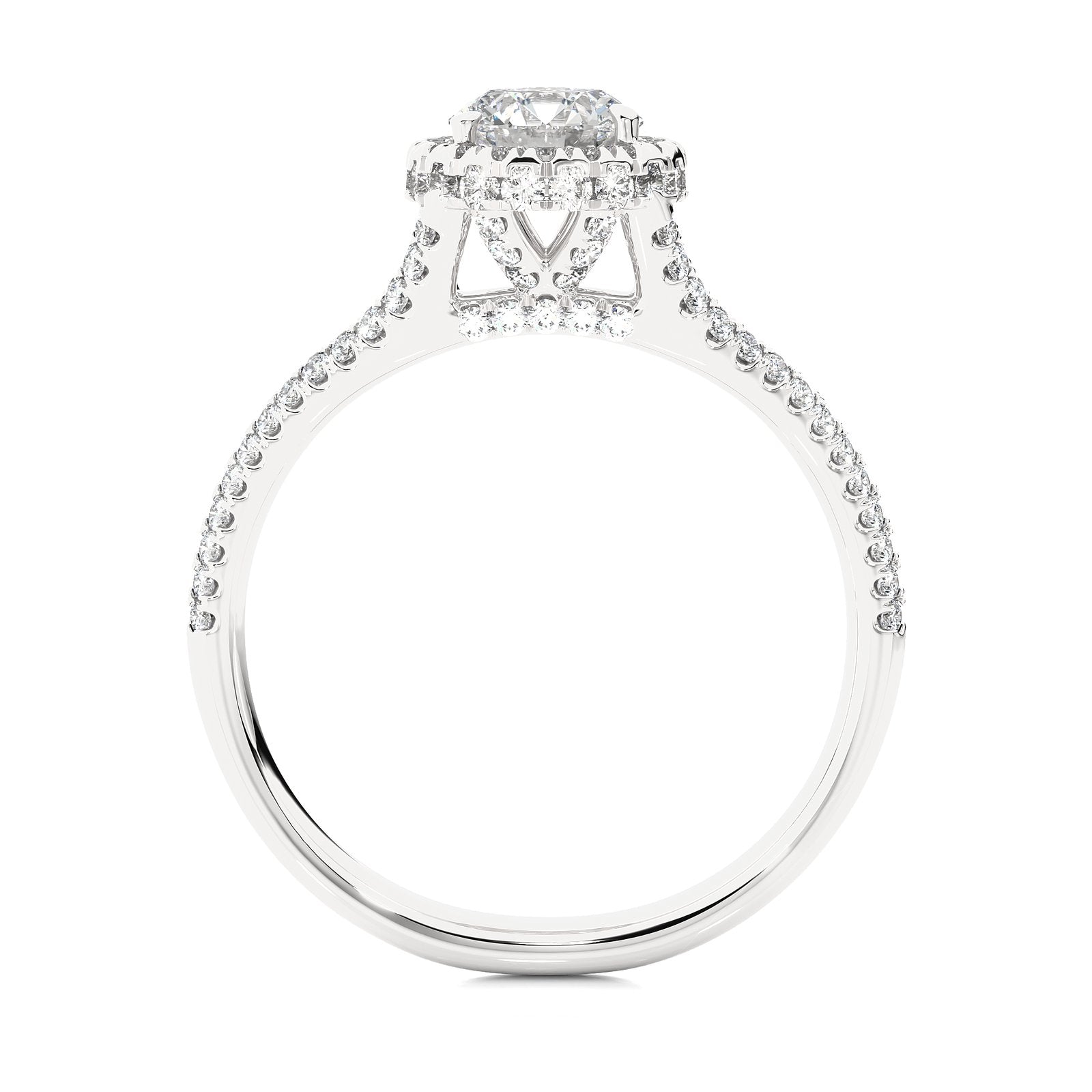 Solitaire Ring RH_RD_242 - WG
