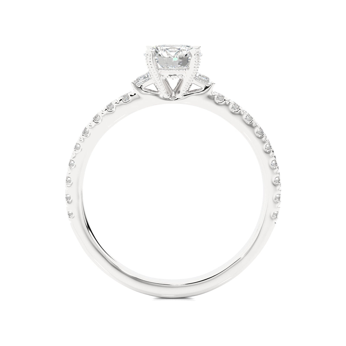 Solitaire Ring R3_RD_153 - WG