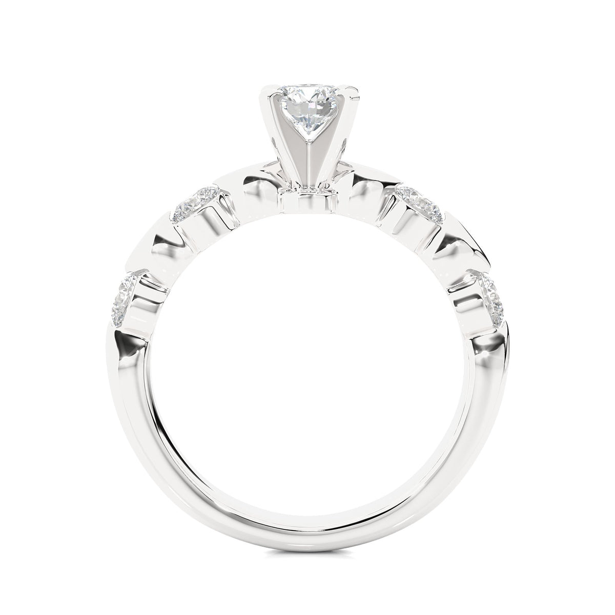 Solitaire Ring RC_RD_263 - WG