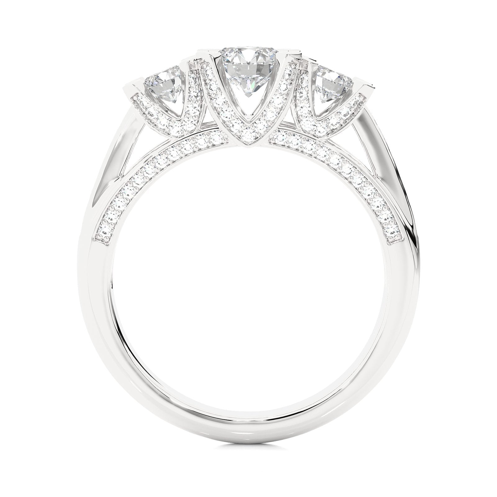 Solitaire Ring R3_RD_171 - WG