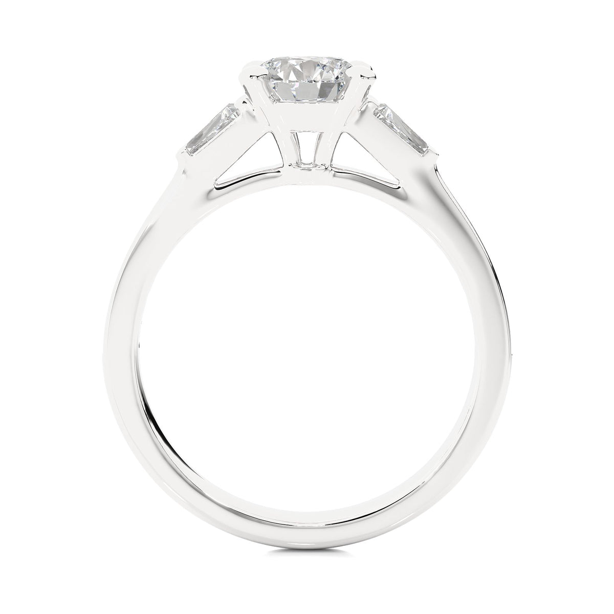 Solitaire Ring R3_RD_125 - WG