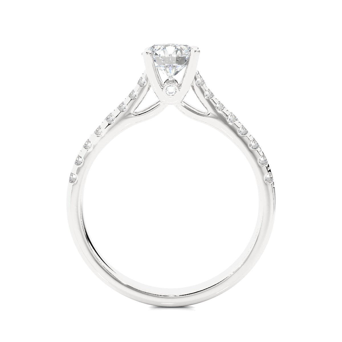 Solitaire Ring RC_RD_206 - WG
