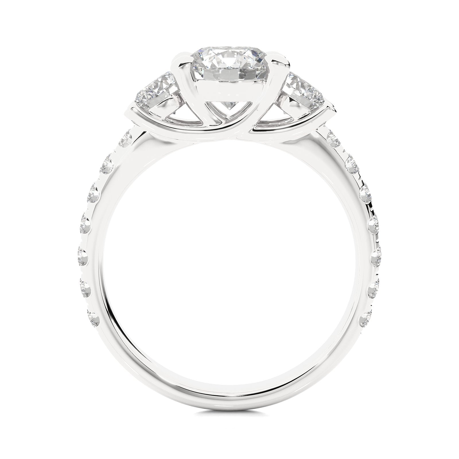 Solitaire Ring R3_RD_121 - WG