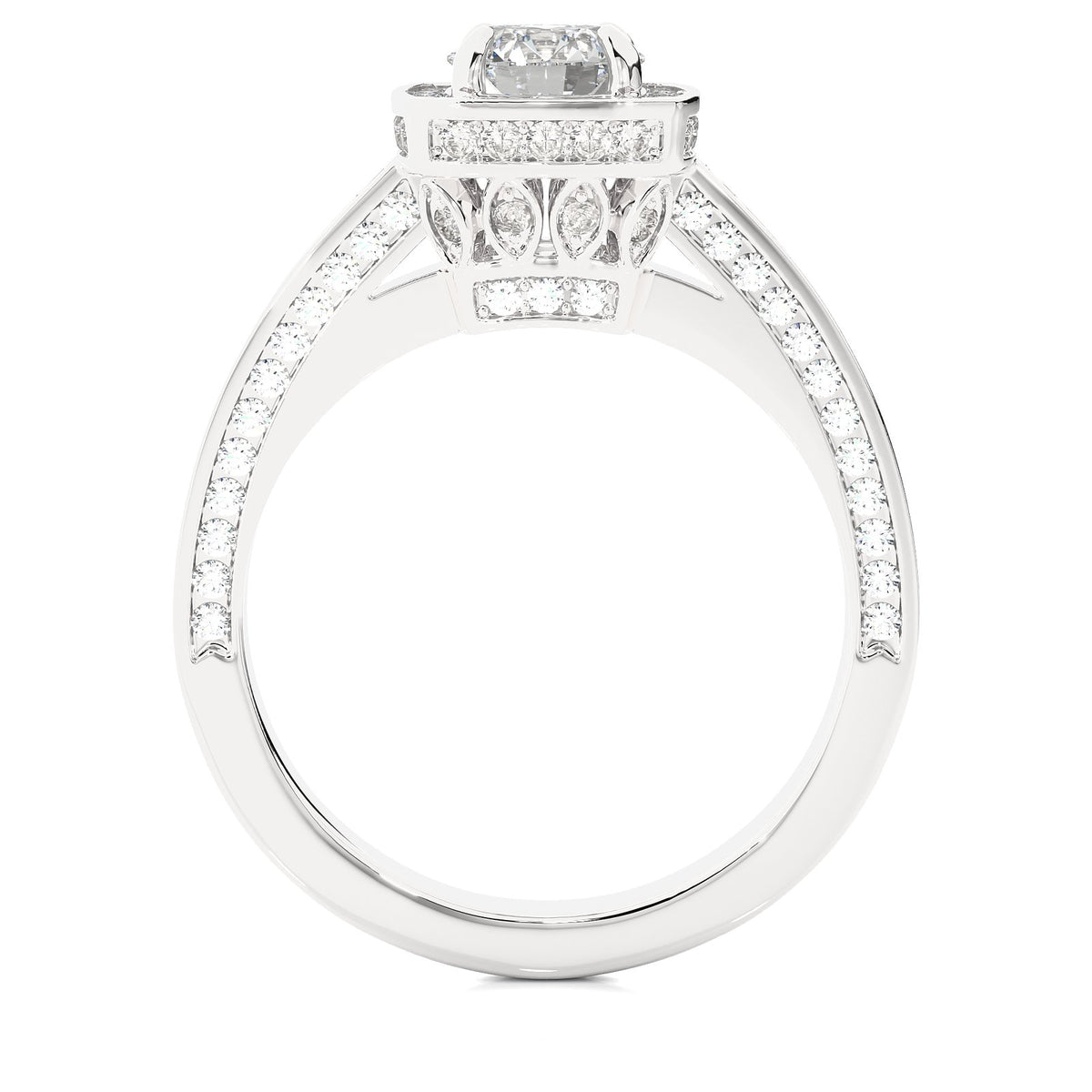 Solitaire Ring RH_RD_177 - WG