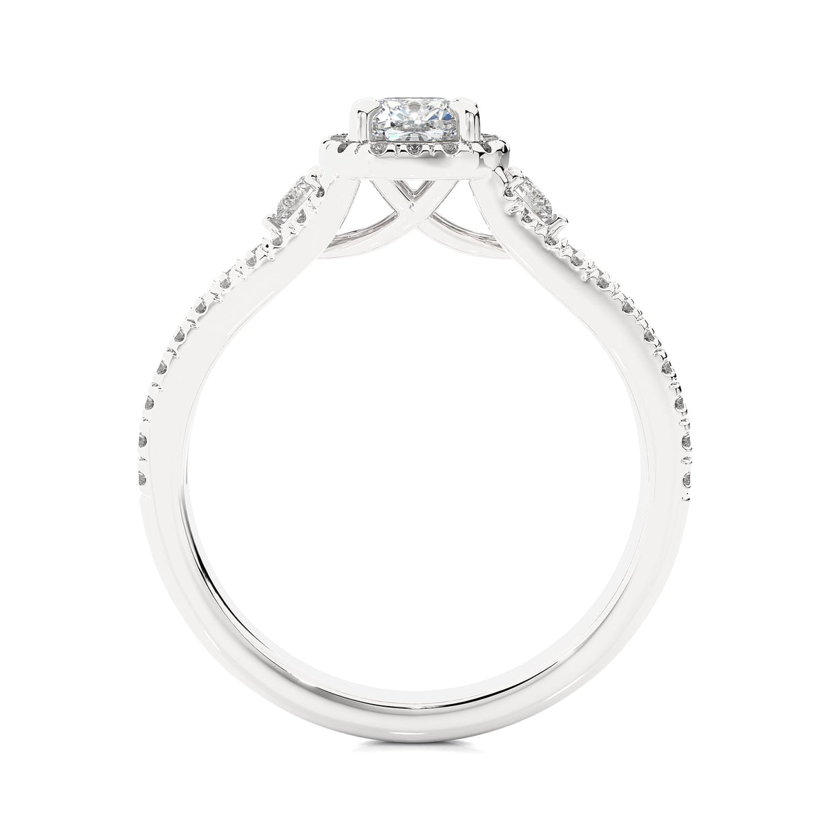 Solitaire Ring R3_RD_174 - WG