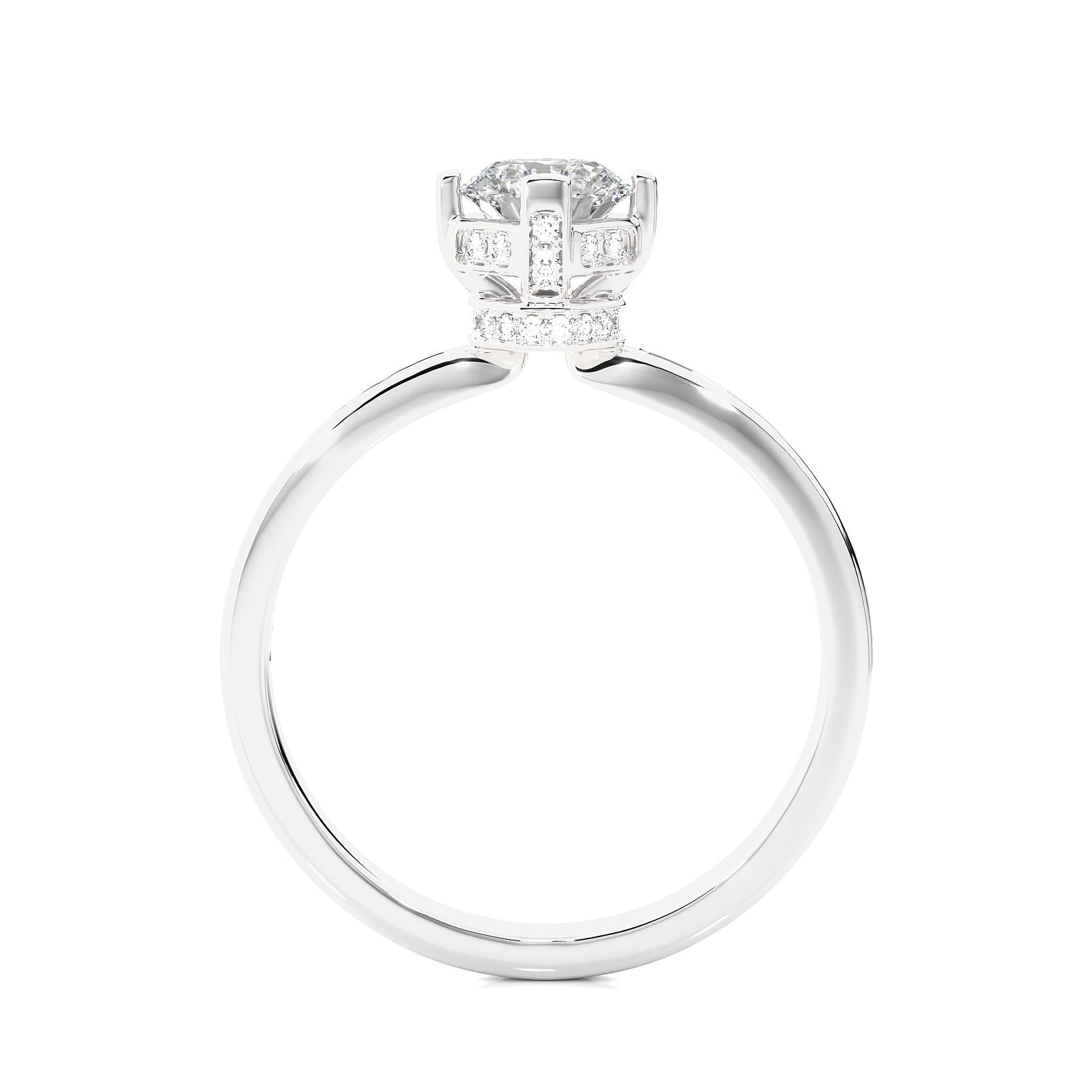 Solitaire Ring RC_RD_232 - WG