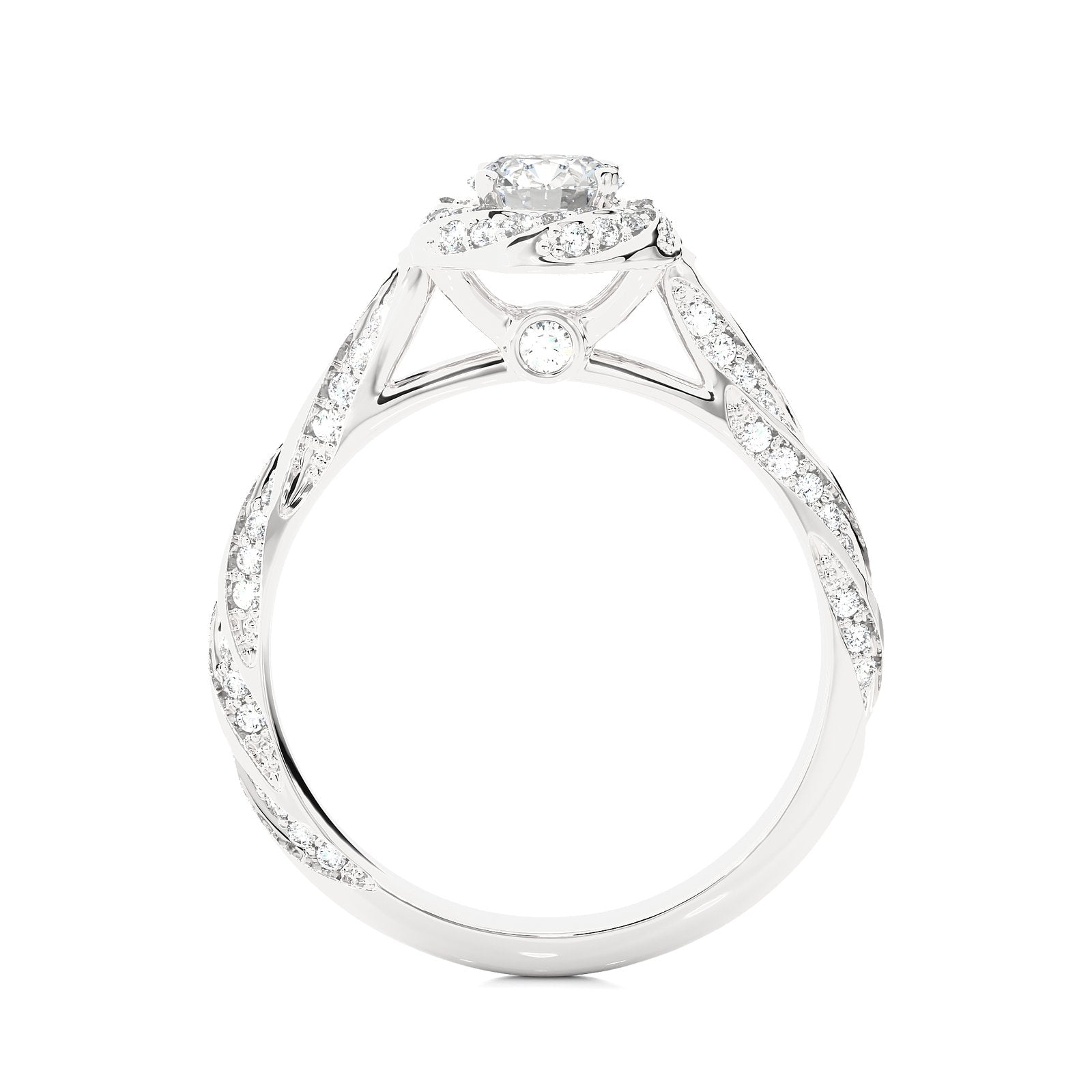 Solitaire Ring RH_RD_277 - WG