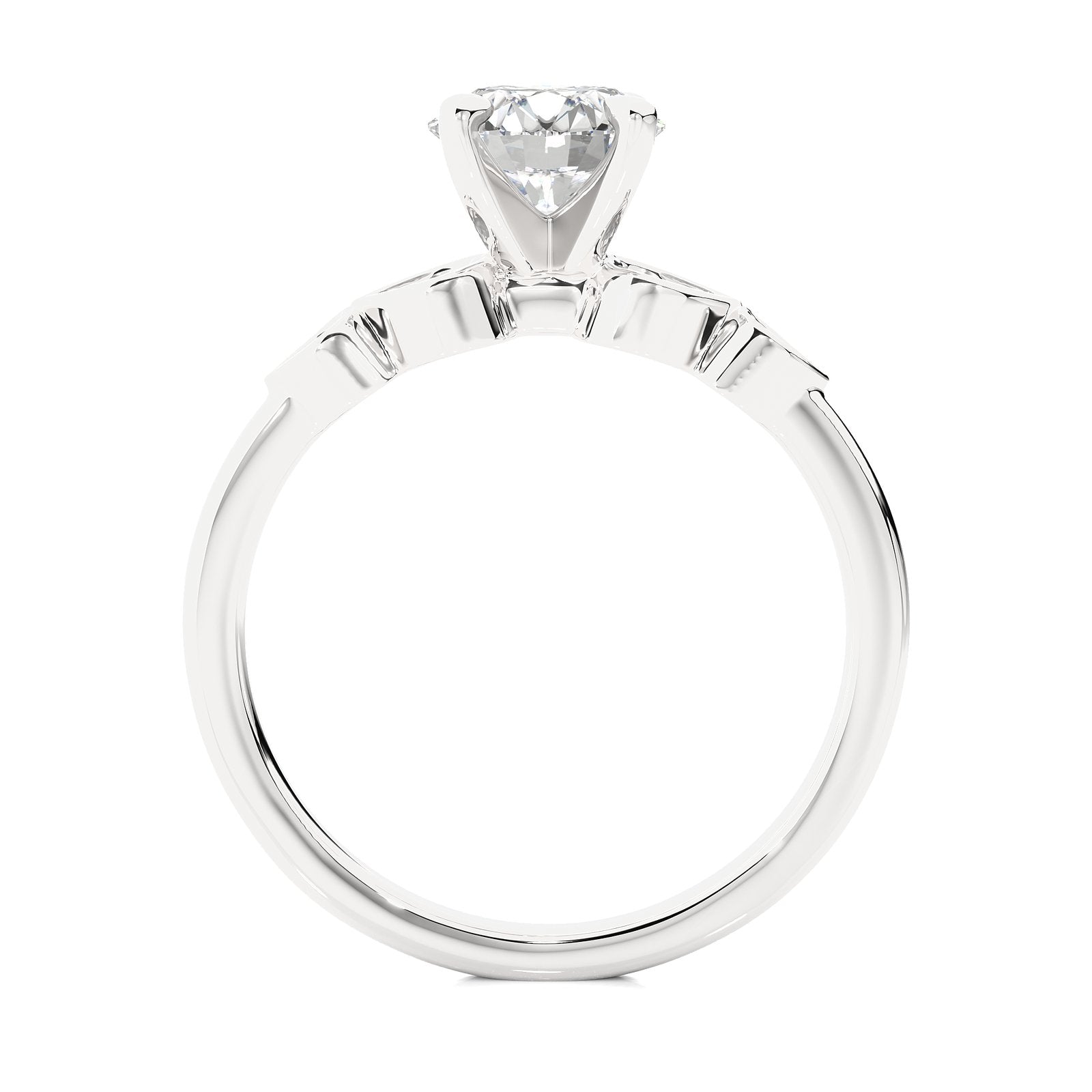 Solitaire Ring RC_RD_154 - WG