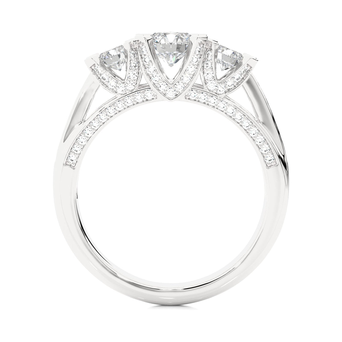 Solitaire Ring R3_RD_171 - WG