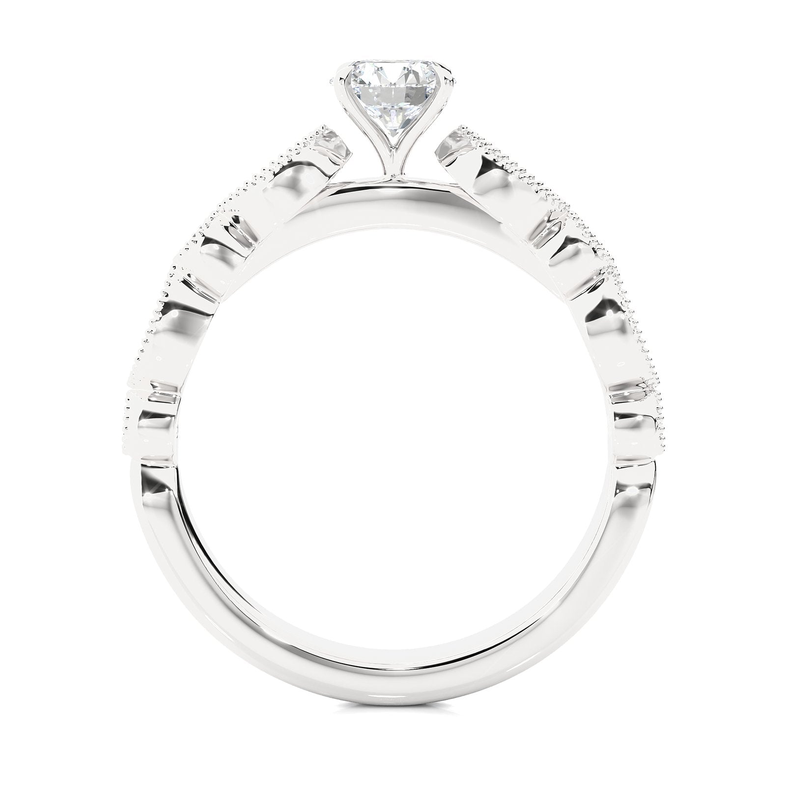 Solitaire Ring RV_RD_100 - WG