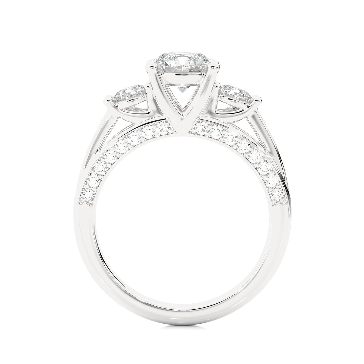 Solitaire Ring R3_RD_139 - WG