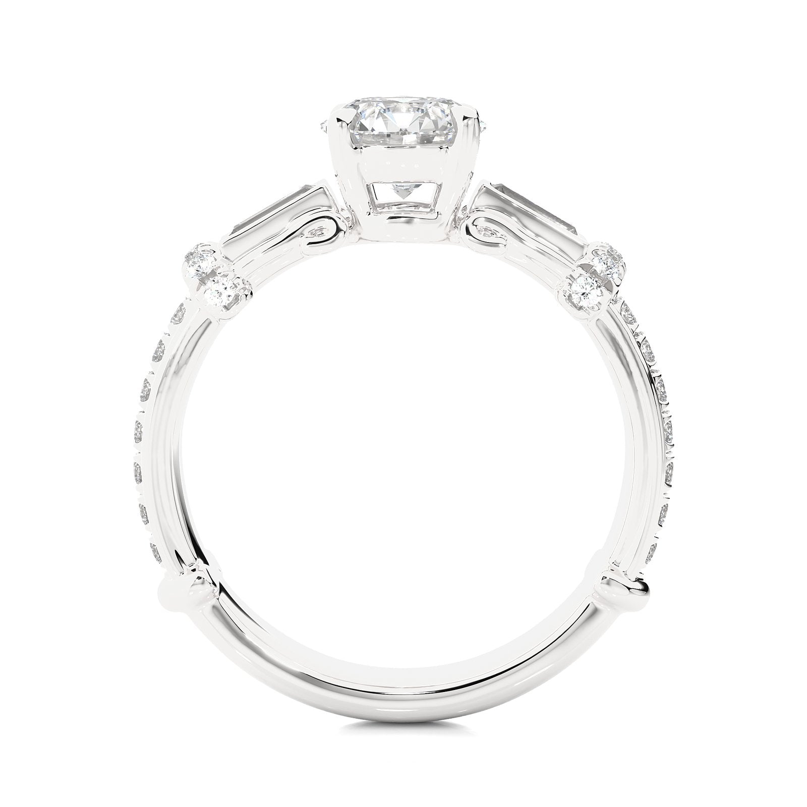 Solitaire Ring RC_RD_172 - WG
