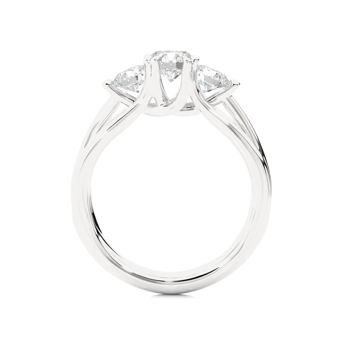 Solitaire Ring R3_RD_147 - WG