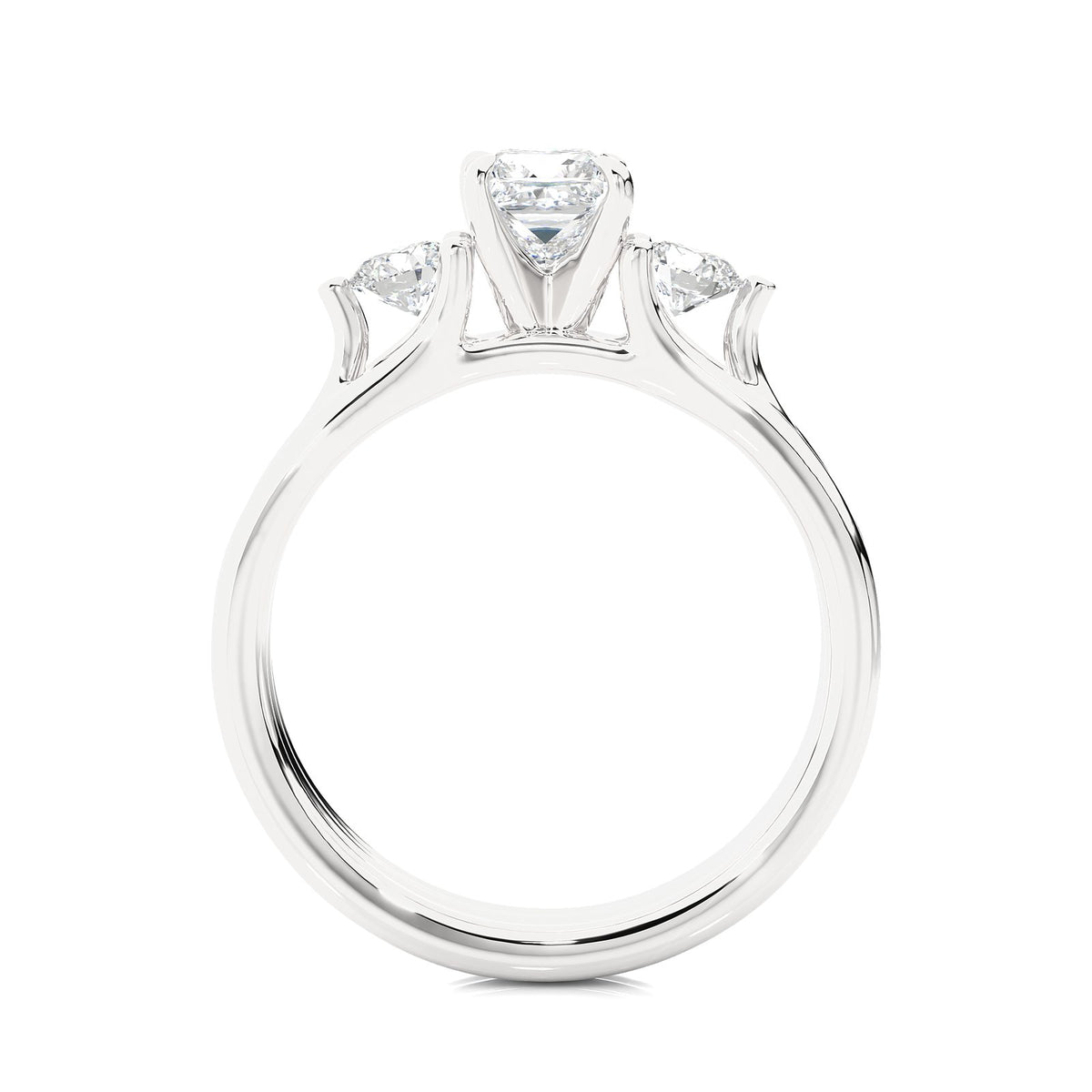 Solitaire Ring R3_PR_142 - WG