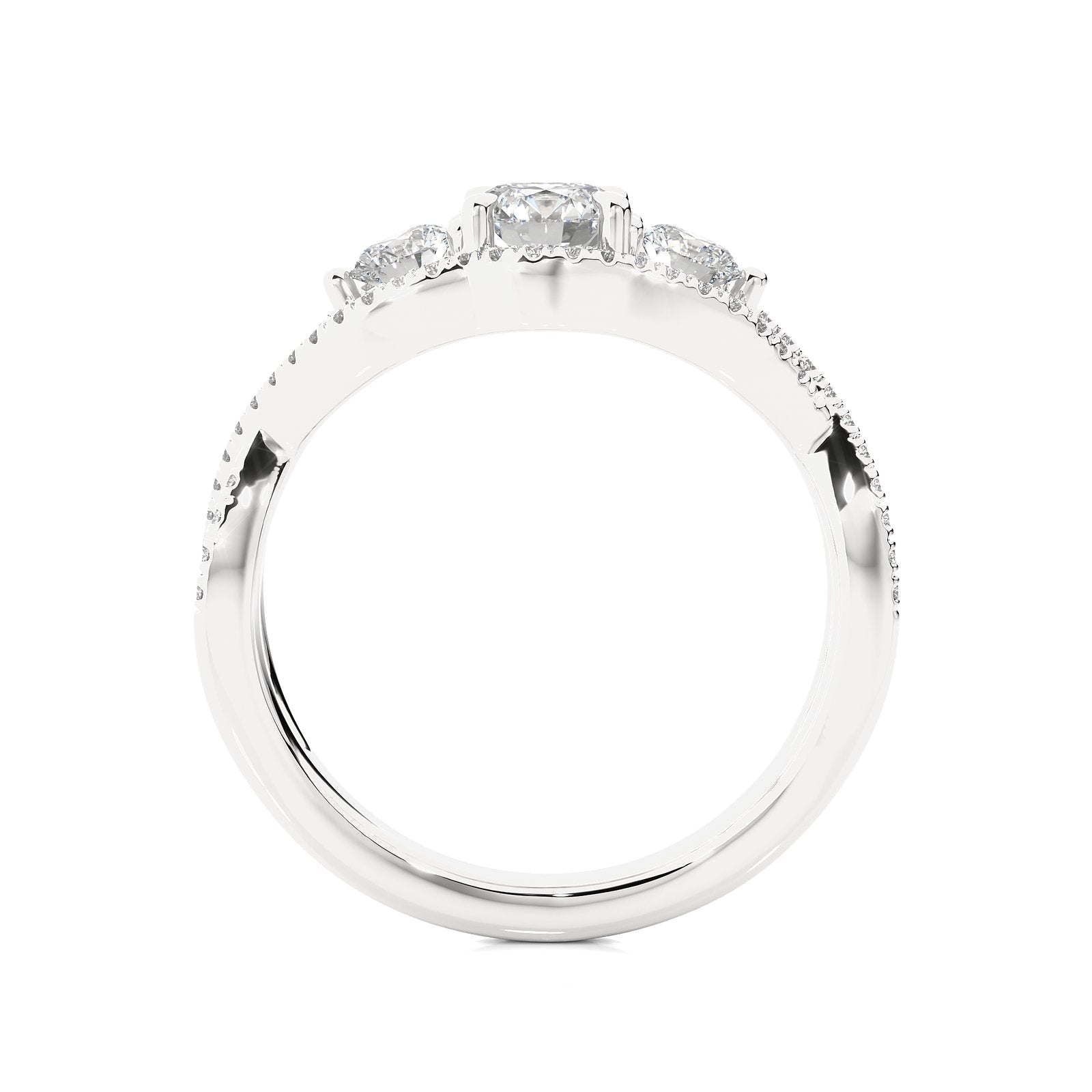 Solitaire Ring R3_RD_169 - WG
