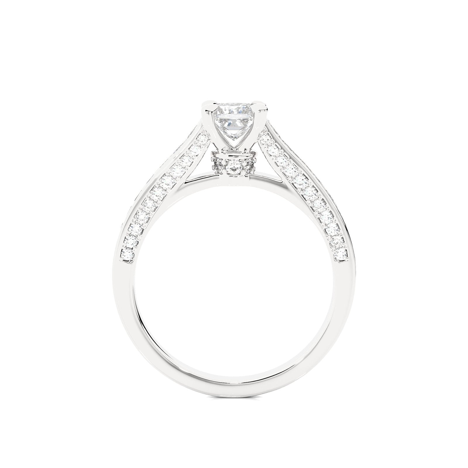 Solitaire Ring RC_PR_271 - WG