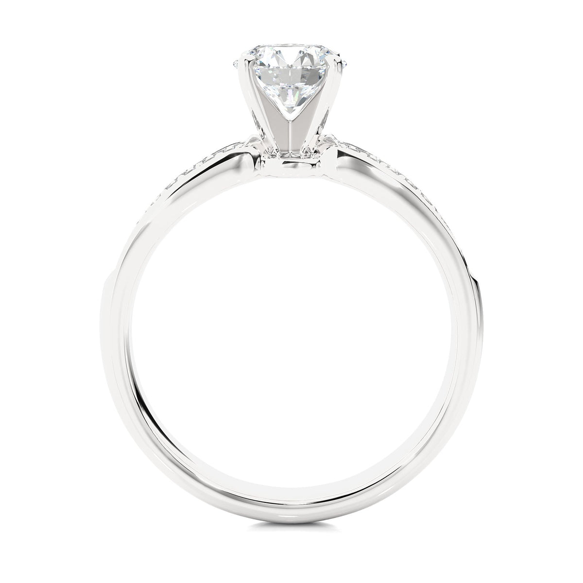 Solitaire Ring RP_RD_109 - WG