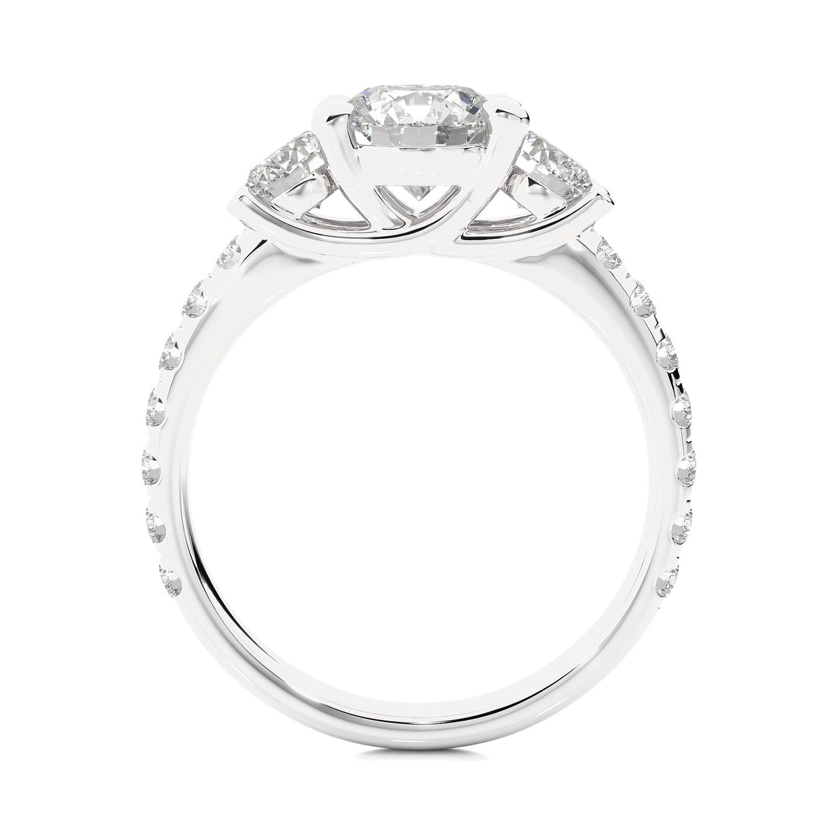 Solitaire Ring R3_RD_120 - WG