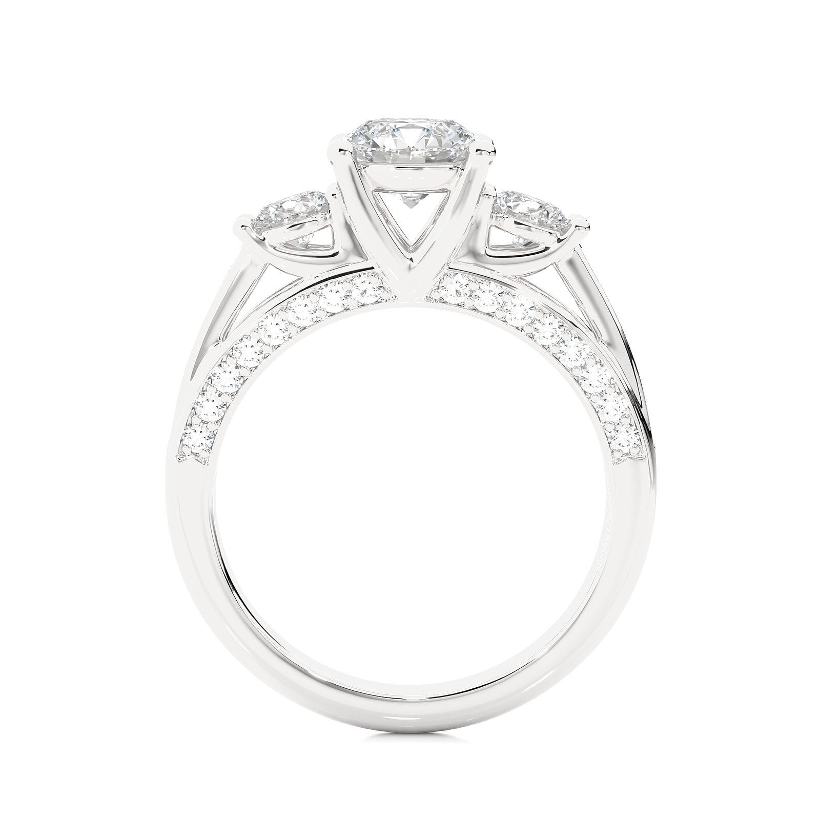 Solitaire Ring R3_RD_139 - WG