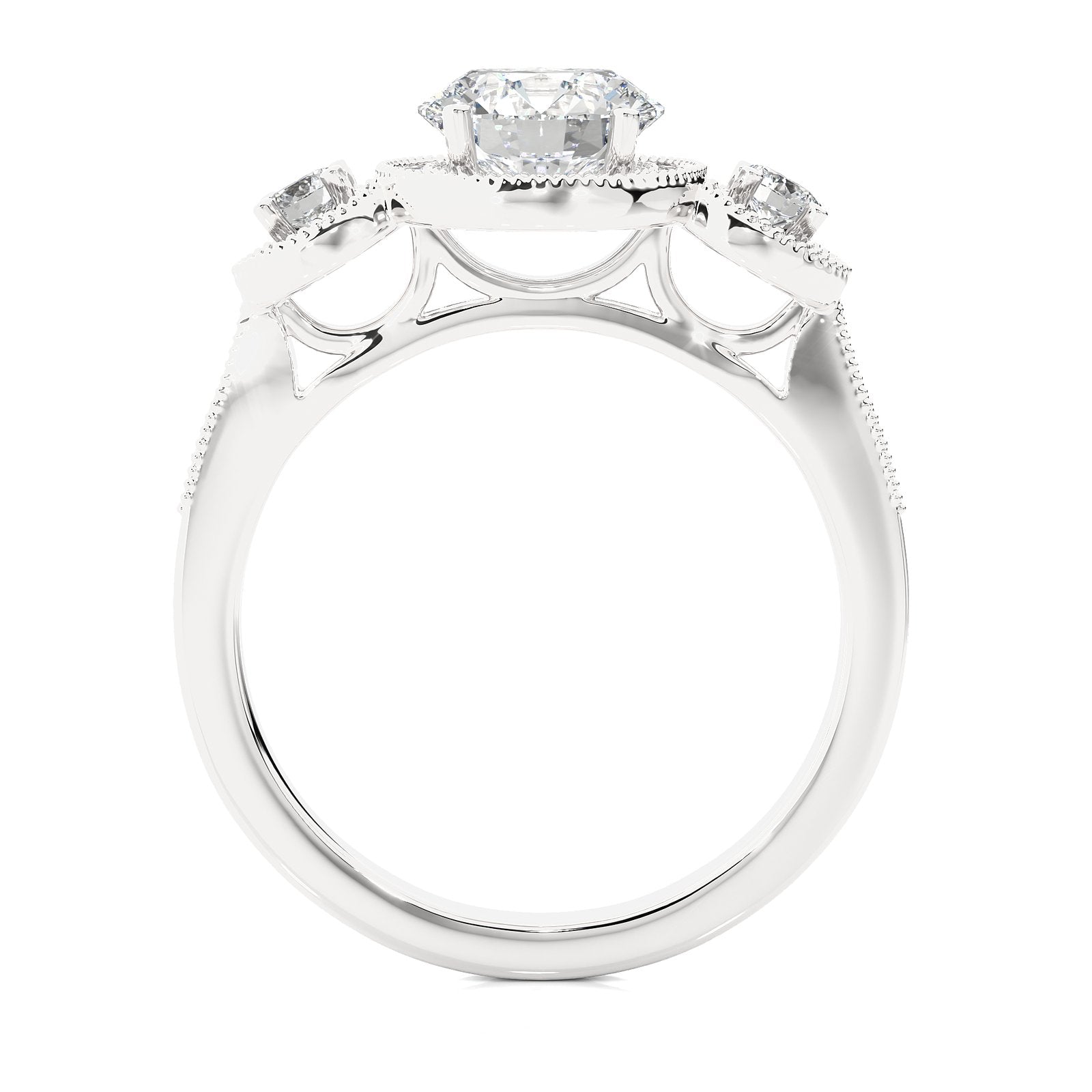 Solitaire Ring R3_RD_108 - WG