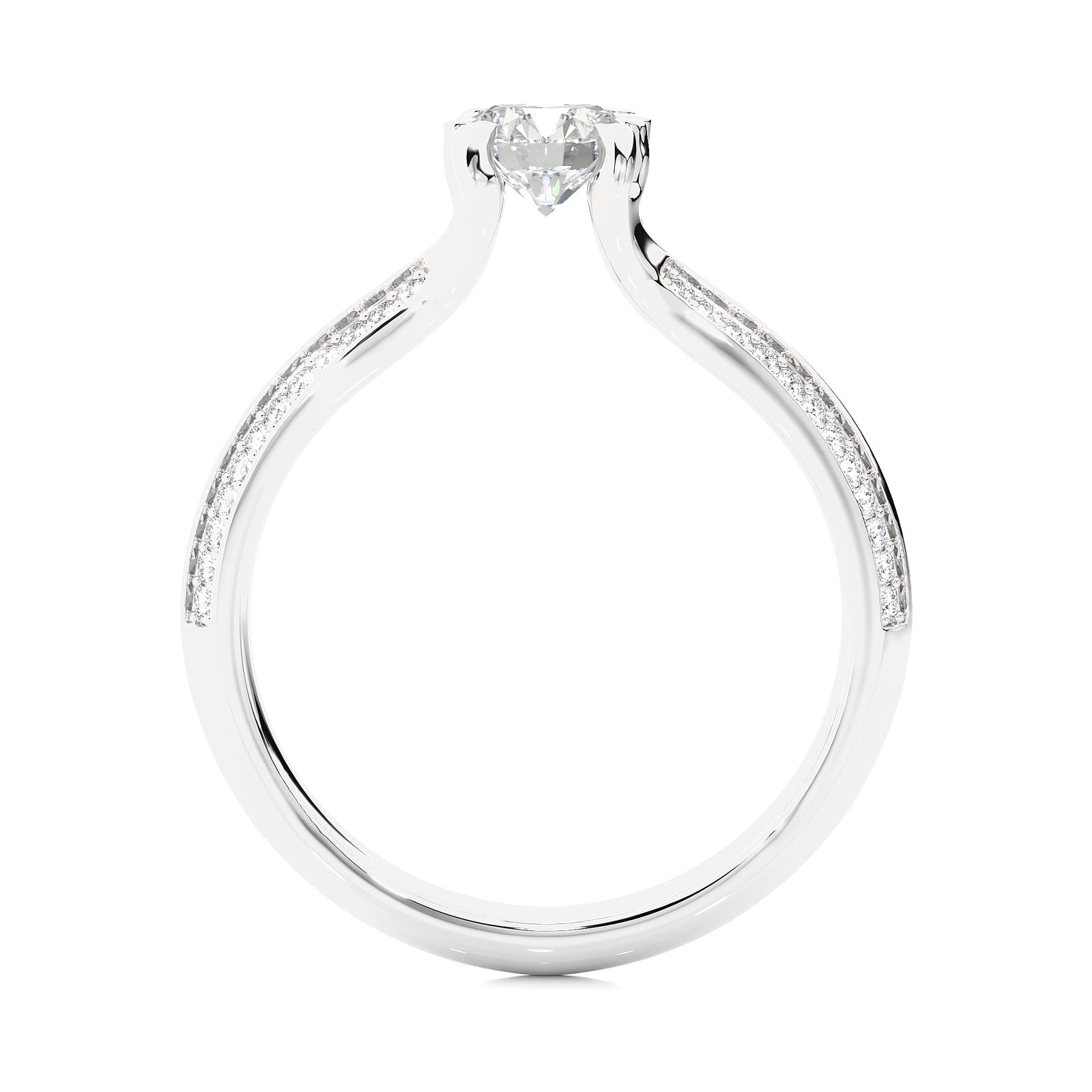 Solitaire Ring RP_RD_170 - WG