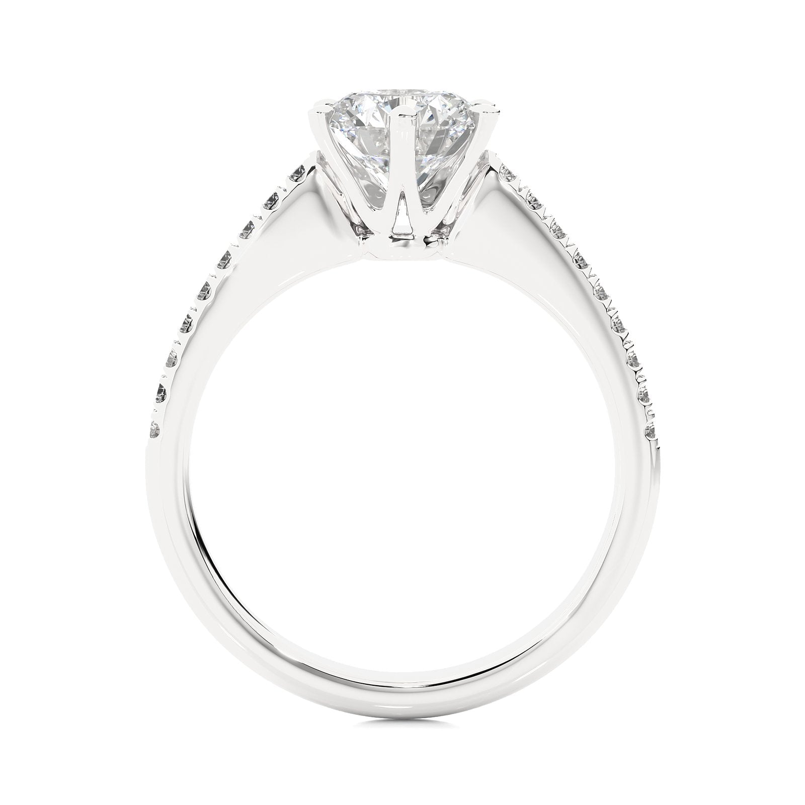 Solitaire Ring RC_RD_150 - WG