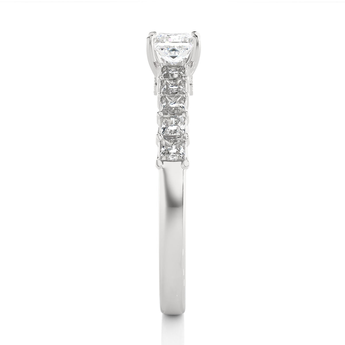 Solitaire Ring RC_PR_223 - WG