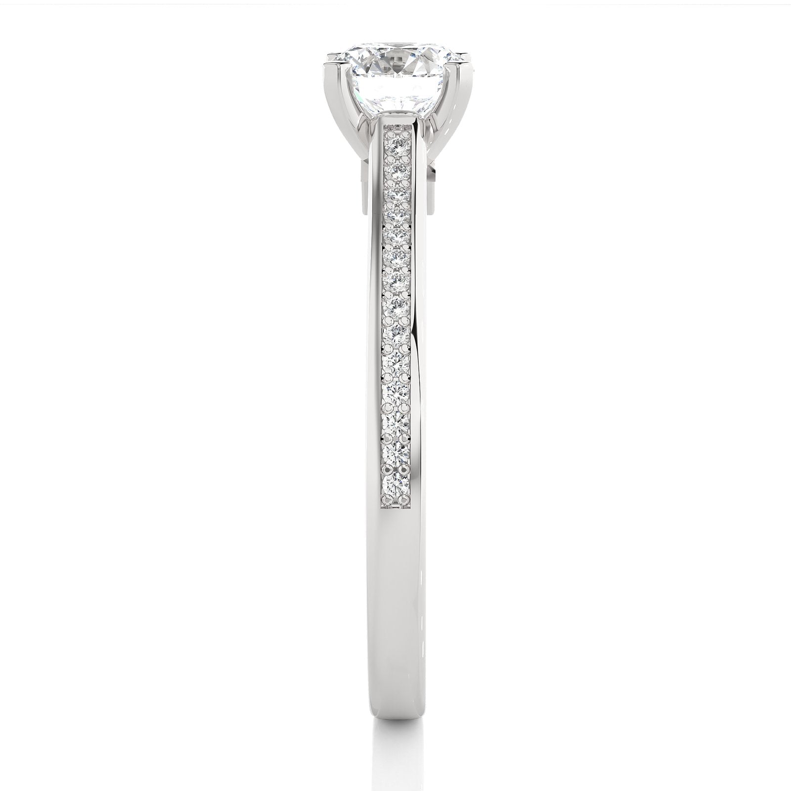Solitaire Ring RC_AS_229 - WG