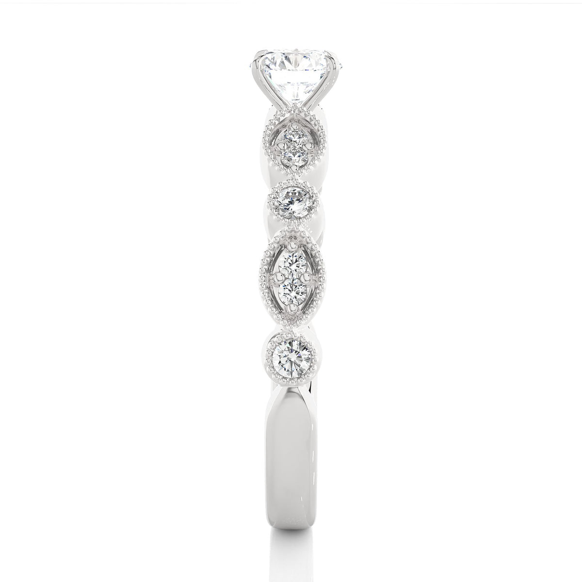 Solitaire Ring RV_RD_100 - WG