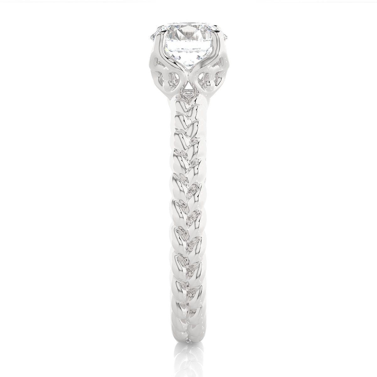 Solitaire Ring RS_RD_121 - WG