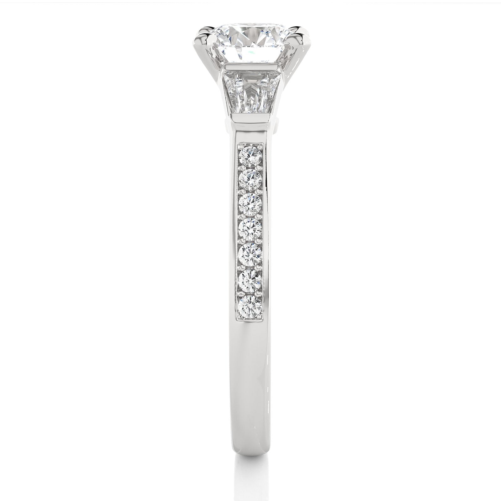 Solitaire Ring R3_RD_125 - WG