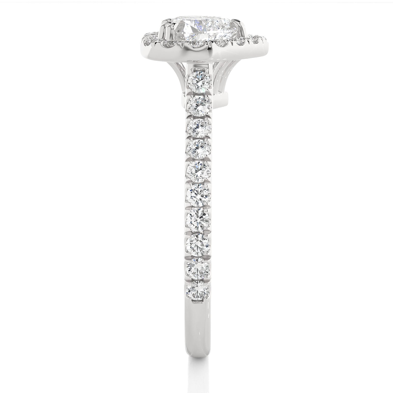 Solitaire Ring RH_HS_139 - WG