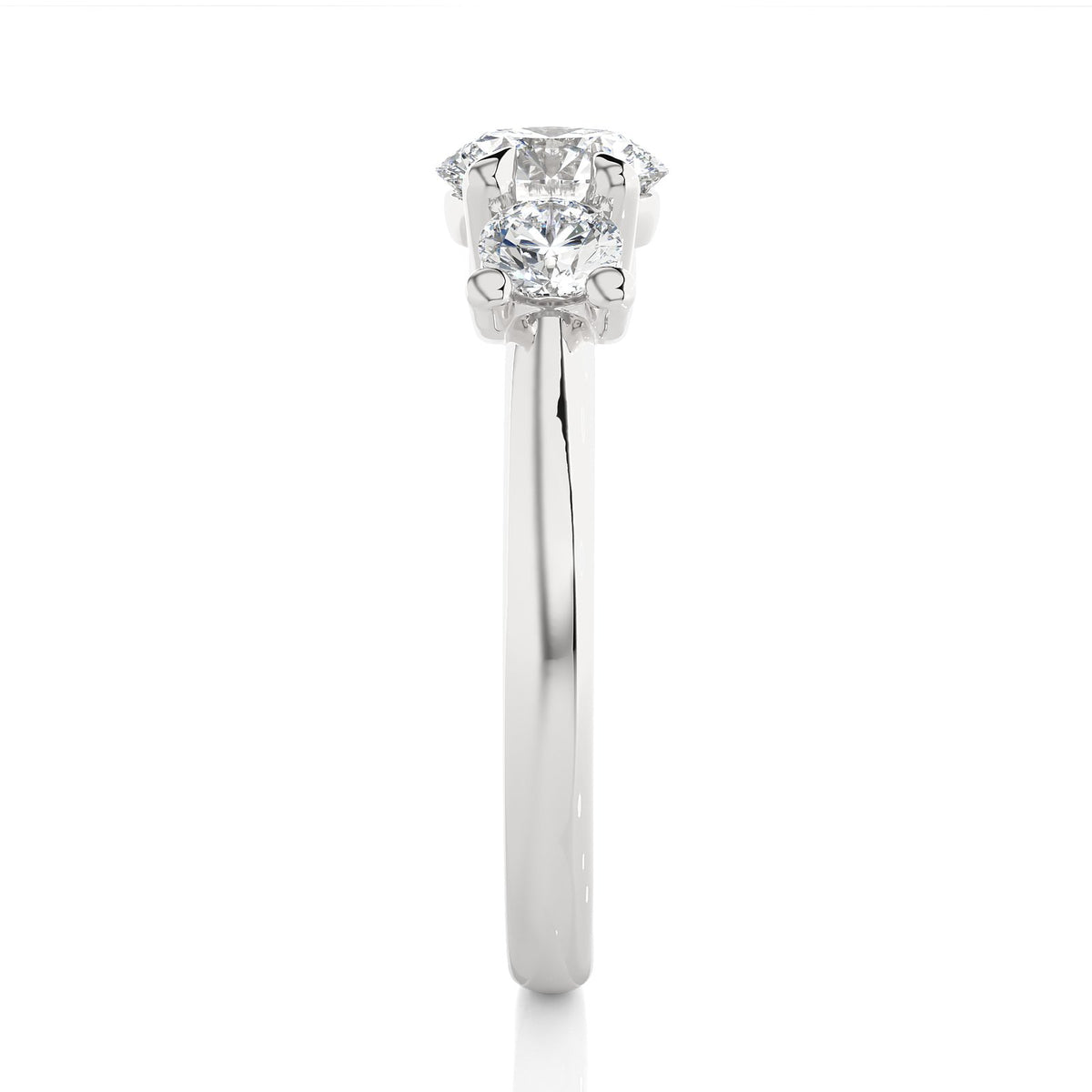 Solitaire Ring R3_RD_138 - WG