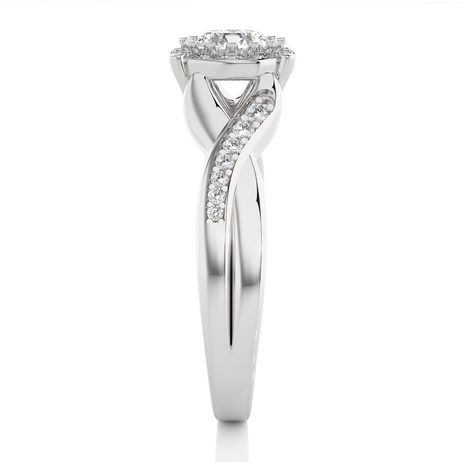 Solitaire Ring RH_RD_175 - WG