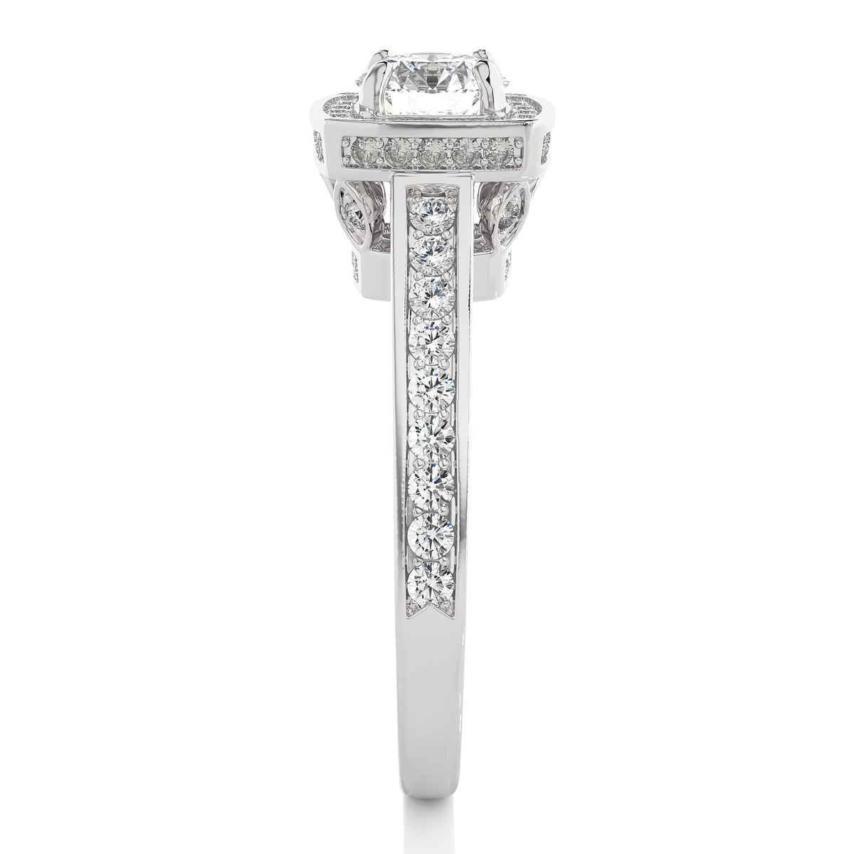 Solitaire Ring RH_RD_177 - WG
