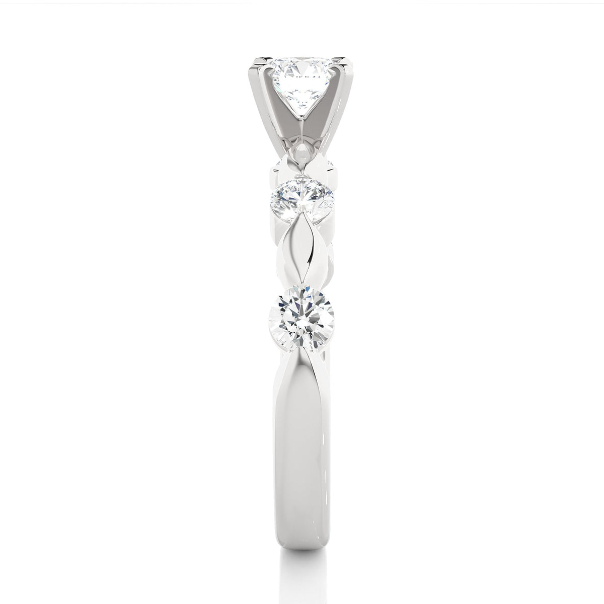 Solitaire Ring RC_RD_263 - WG