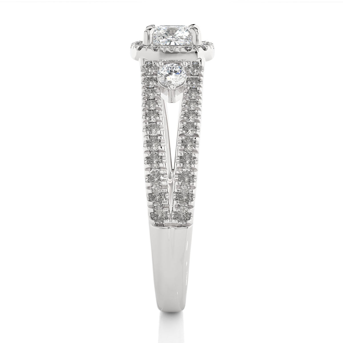 Solitaire Ring R3_RD_174 - WG