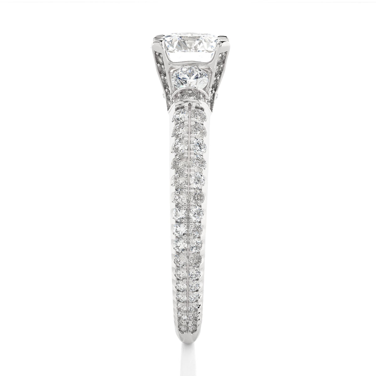 Solitaire Ring R3_RD_148 - WG