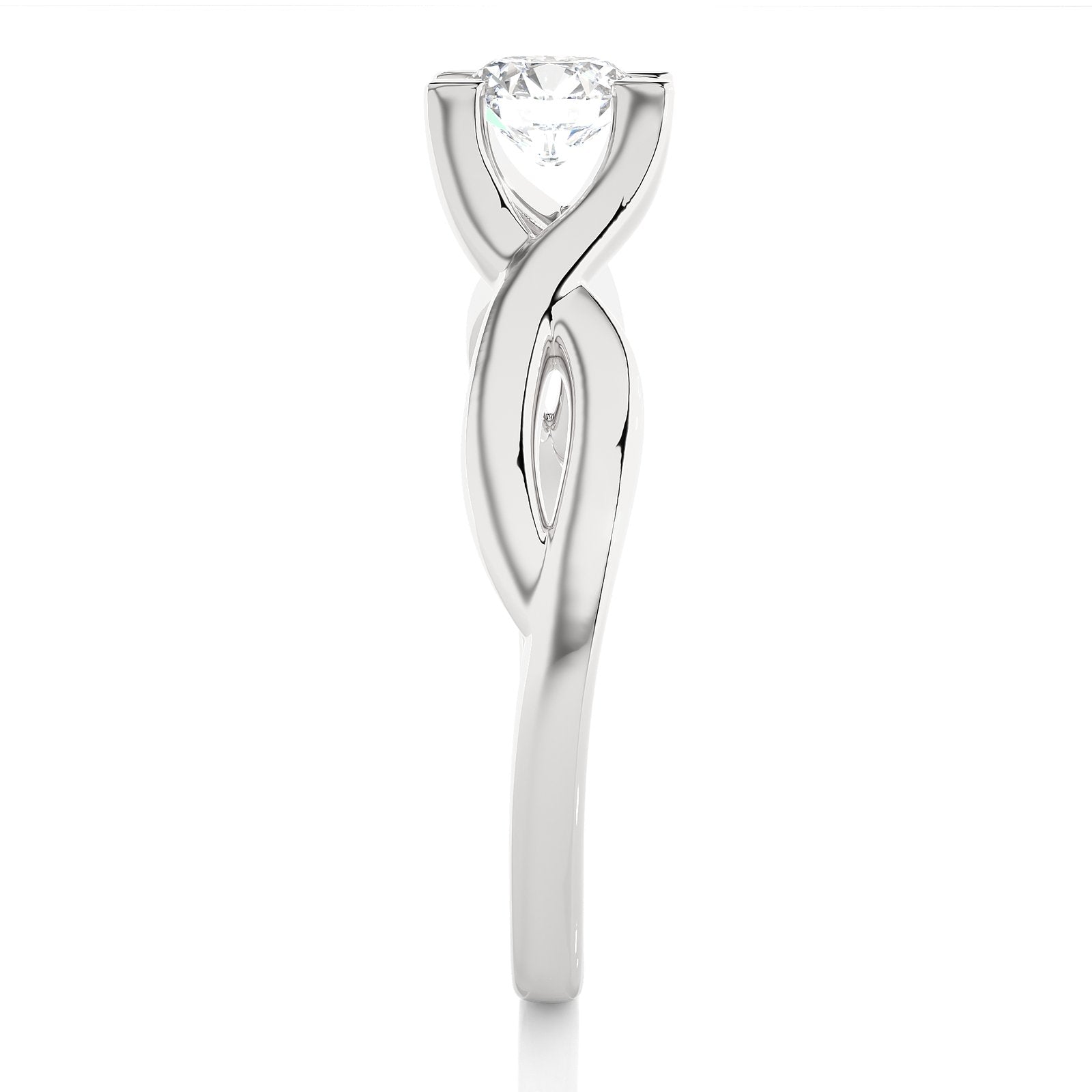 Solitaire Ring RS_RD_160 - WG