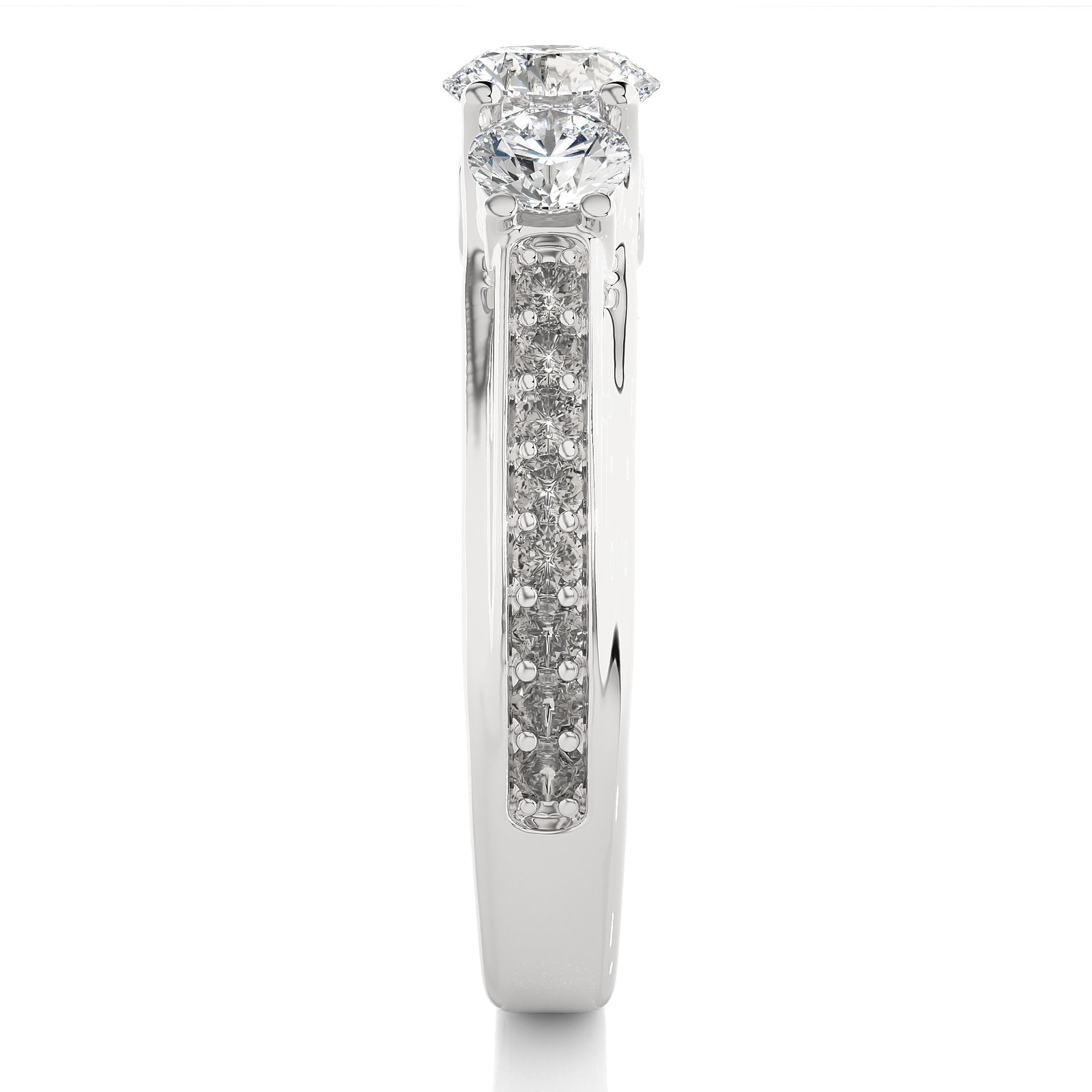 Solitaire Ring R3_RD_144 - WG